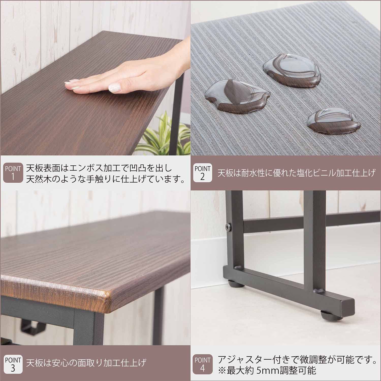Amazon.co.jp: Console Table SYM-901 DBR : Home & Kitchen